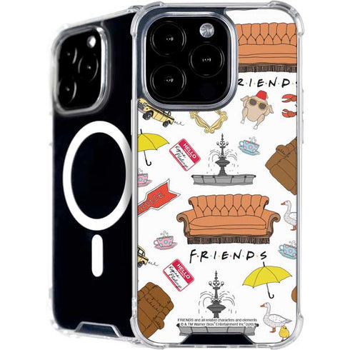 Warner Bros Classic FRIENDS Icons iPhone 16 Pro MagSafe Case